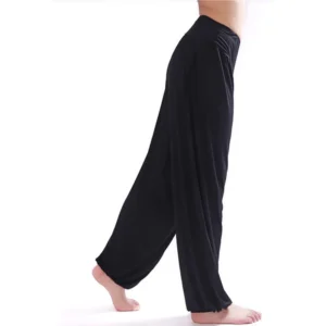 Calça Harém Feminina para Yoga Preta