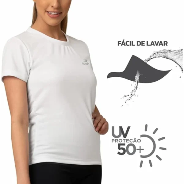 Camiseta para Yoga Dry Basic Branco