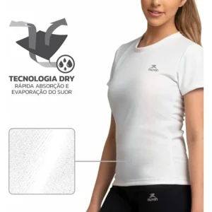 Camiseta para Yoga Dry Basic Branco