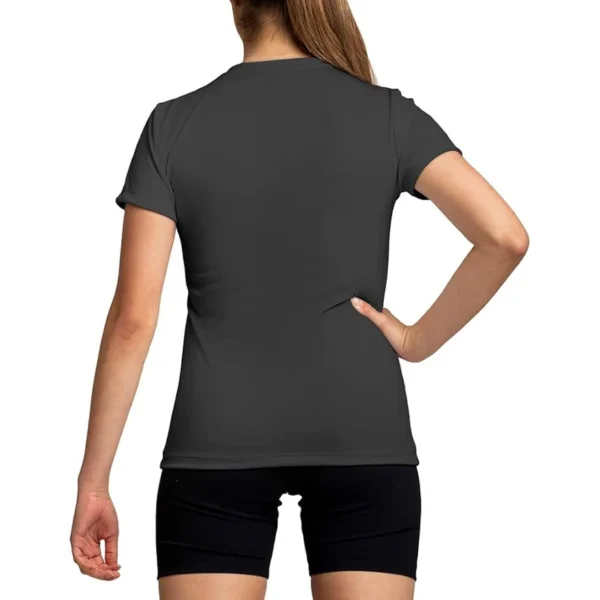 Camiseta para Yoga Dry Basic Chumbo