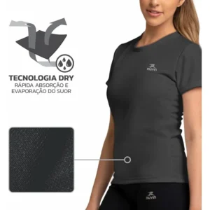 Camiseta para Yoga Dry Basic Chumbo