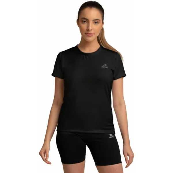 Camiseta para Yoga Dry Basic Preto