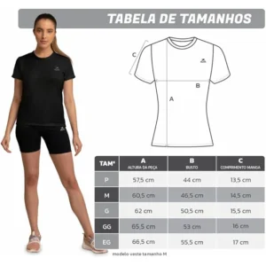 Camiseta para Yoga Dry Basic Preto