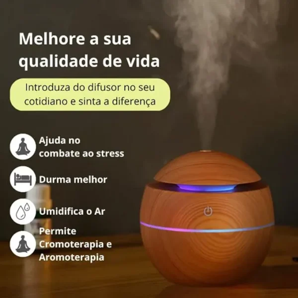 Difusor Aromatizador Umidificador de Ambiente