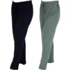 Kit 2 Calças De Yoga De Viscose Soltinha Pilates Comfy