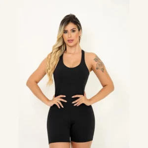 Macaquinho Esportivo Fitness Preto