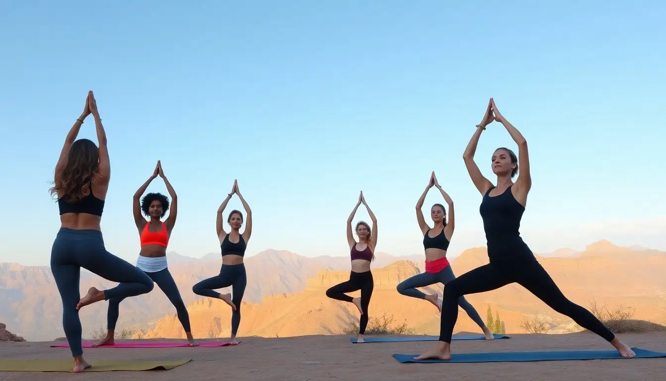 Praticante de yoga em meditação