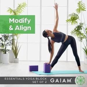 Blocos para Yoga Gaiam Roxo Escuro