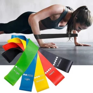 Kit de 5 Faixas Elásticas para Yoga